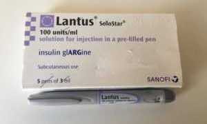 Лантус инсулин длительного действия