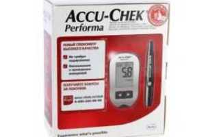 Глюкометр Акку-Чек Перформа как пользоваться