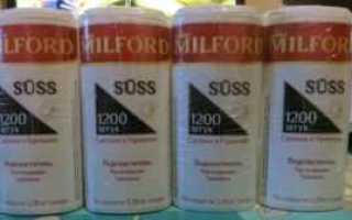 Милфорд можно ли использовать при сахарном диабете