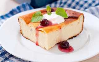 Творожная запеканка при диабете: особенности приготовления