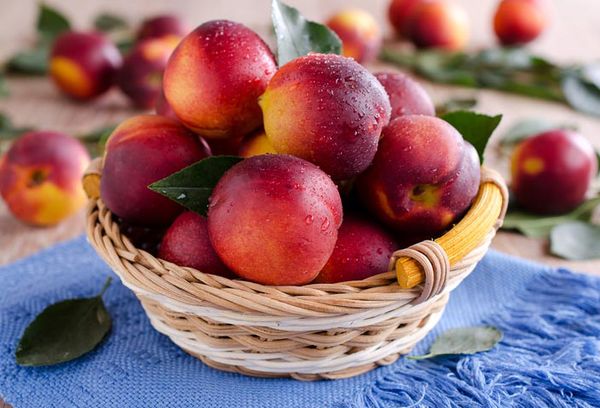 спелые нектарины