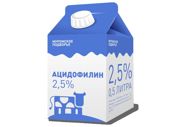 Кисломолочный напиток Ацидофилин