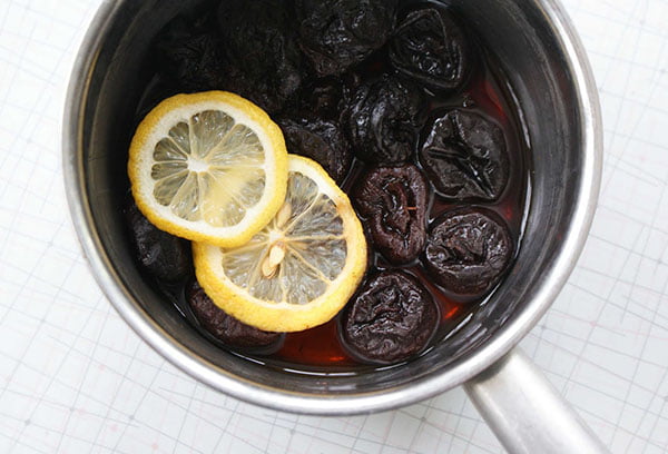 Приготовление отвара из чернослива с лимоном