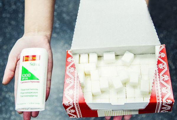 Сахар и сахаринат натрия