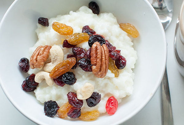 Каша с сухофруктами