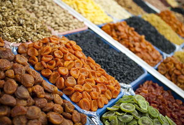 Ассортимент сухофруктов