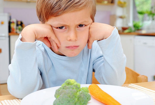 Ребенок не хочет есть овощи