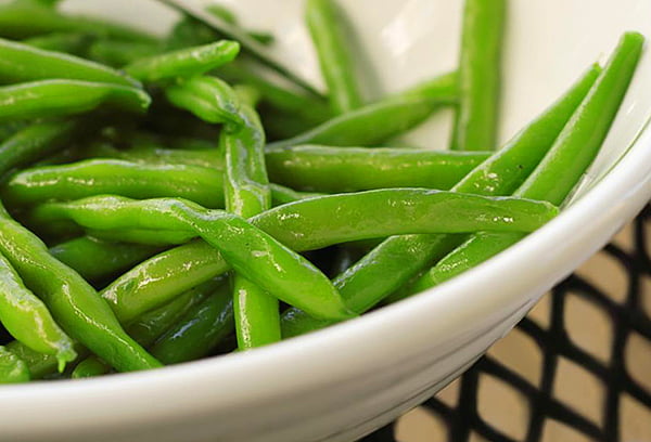 Свежие стручки фасоли