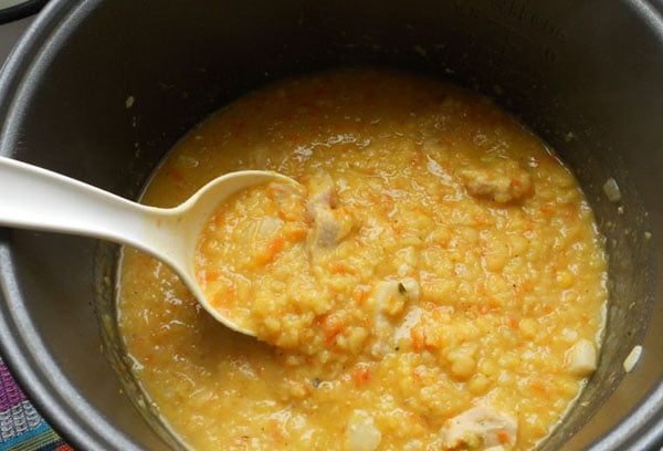 Приготовление гороховой каши