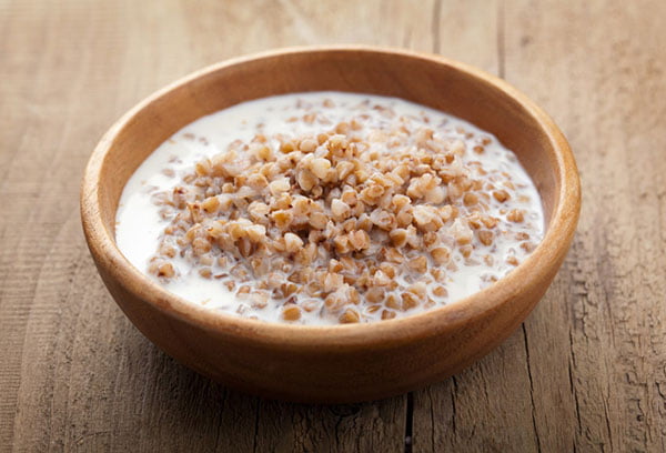 Греча с кефиром