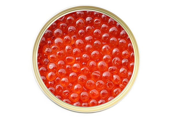 Красная икра в жестяной банке