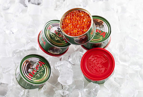 Красная икра в банках
