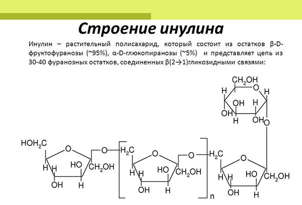 Строение инулина