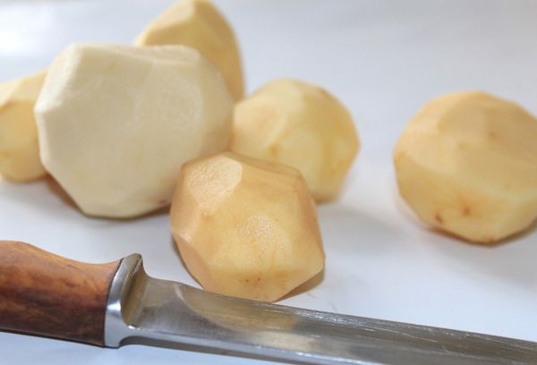 Очищенный картофель