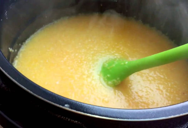 Приготовление каши из кукурузной крупы