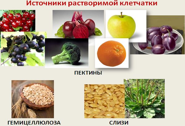 источники растваримой клетчатки