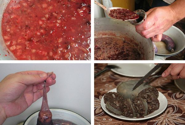 приготовление кровяной колбасы