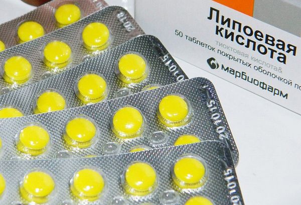 Липоевая кислота в таблетках