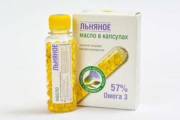 Льняное масло в капсулах
