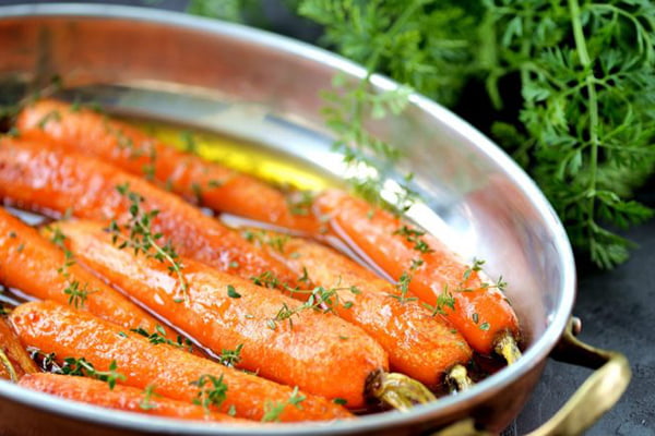 Печеная морковь в масле