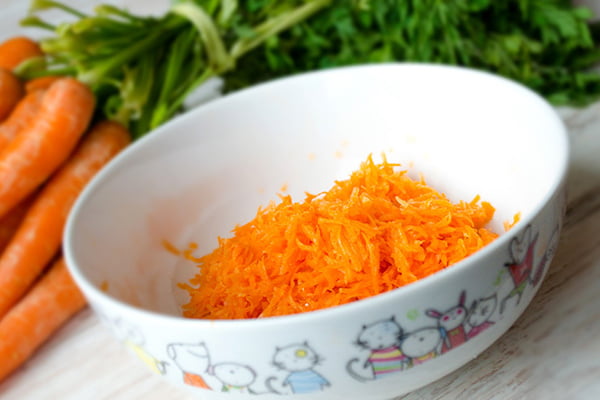 Тертая морковь