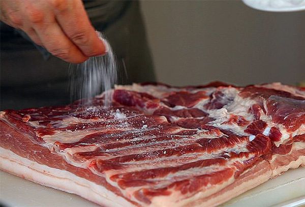 засоленние мяса