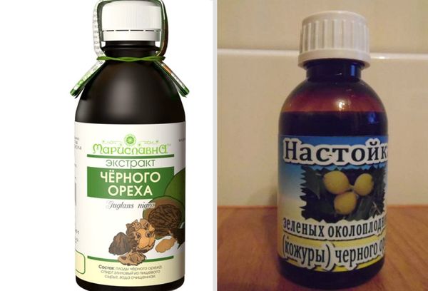 Настойка и экстракт черного ореха