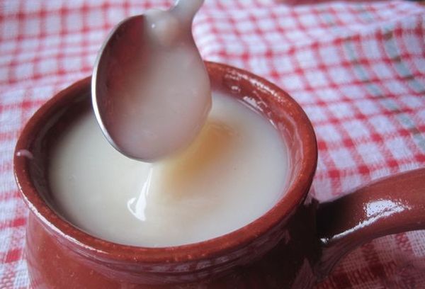 Густой кисель из овсяных хлопьев