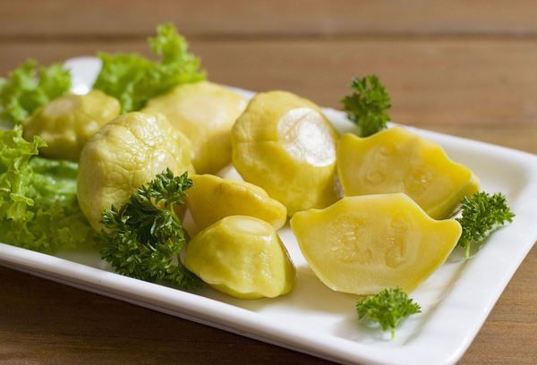 Патиссоны маринованные
