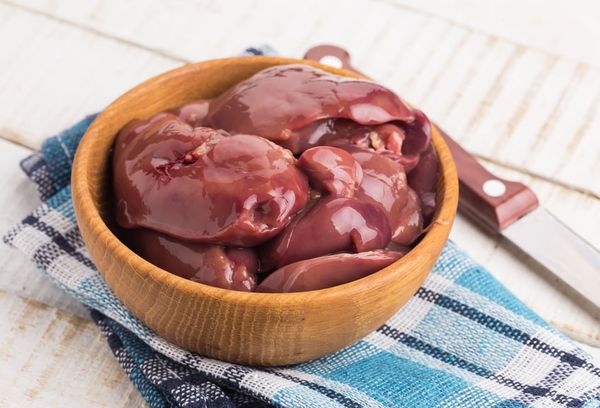 сырая печёнка индейки