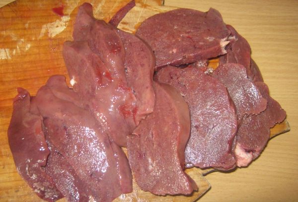 сырая печенка