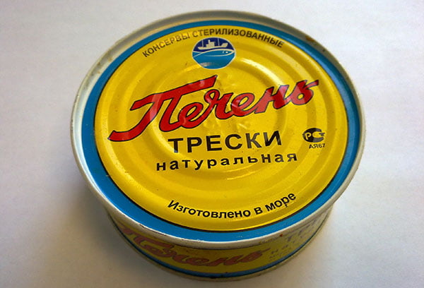 Консервированная печень трески