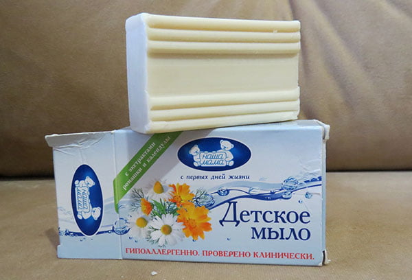 Детское мыло с ромашкой