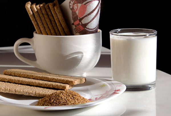 Хлебцы из ржаных отрубей и кефир