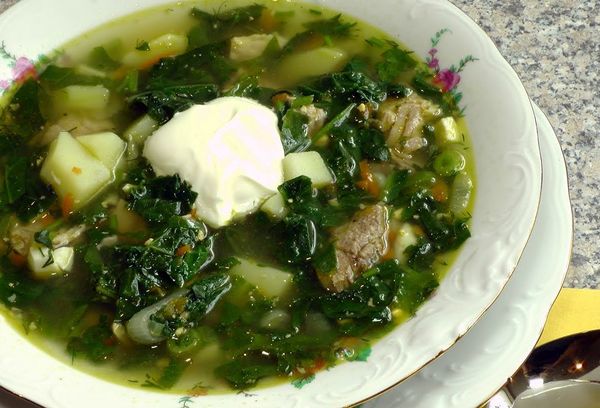 суп из щавеля