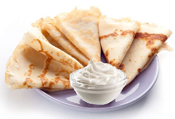 сметана и блины