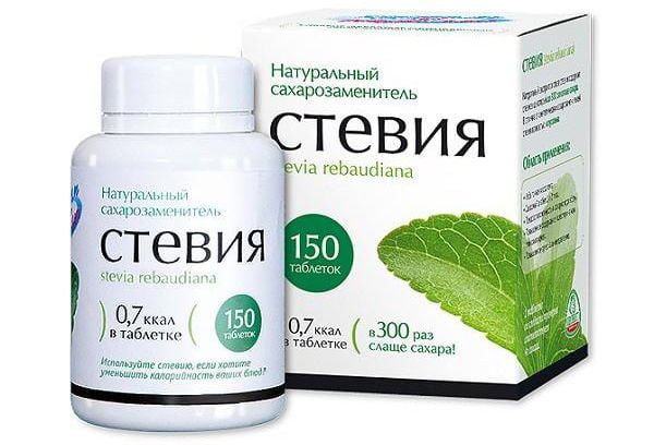 Стевия в таблетках