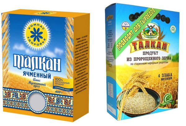 талкан в упаковках