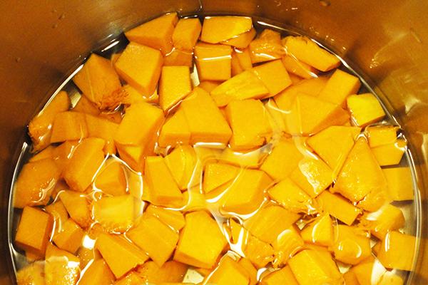 Варка тыквы кусочками