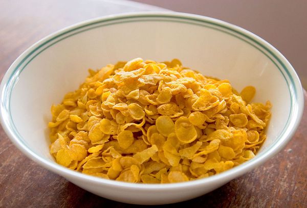 тарелка с хлопьями