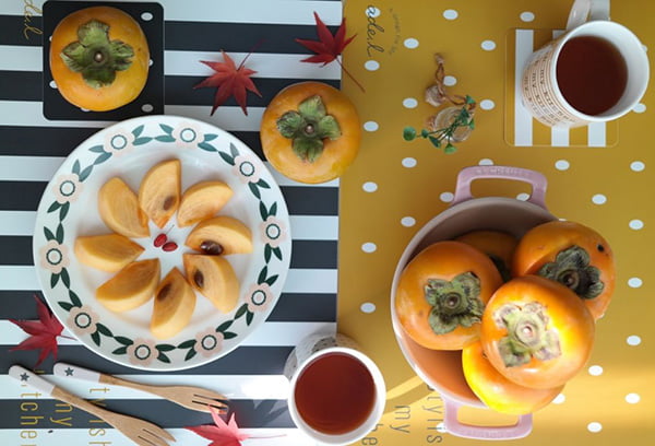 Завтрак с хурмой