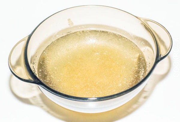 Набухание желатина в воде