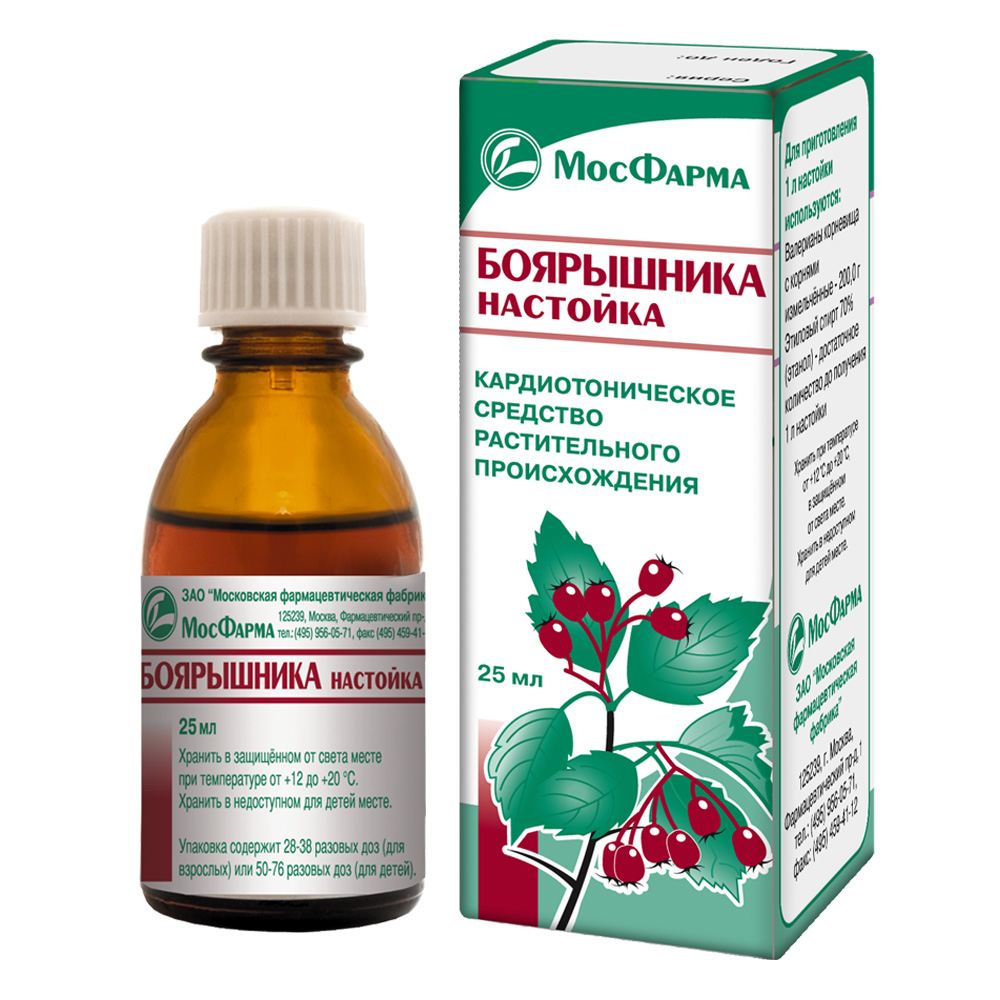 Настойка боярышника
