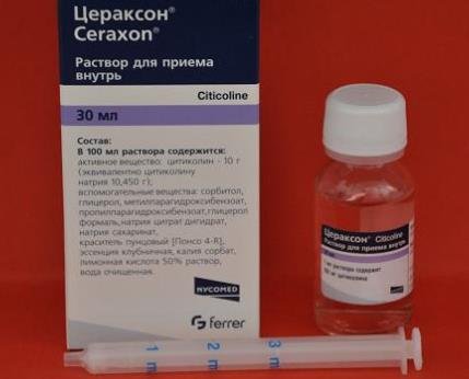 Лекарство Цераксон и шприц