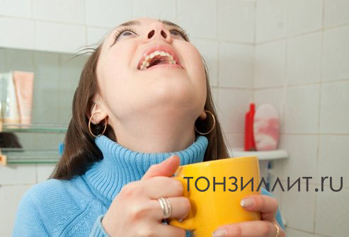 Полоскания при хроническом тонзиллите