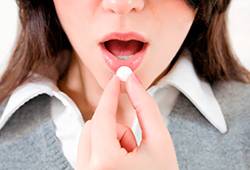 Прием жаропонижающих таблеток