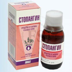 Применение раствора Стопангина