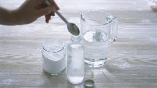 процесс приготовления раствора