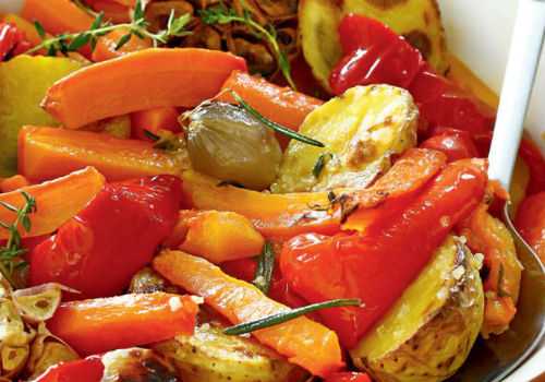 запеченные овощи