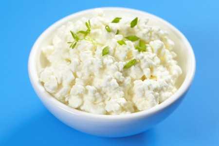 Тарелка с нежирным творогом Тарелка с нежирным творогом